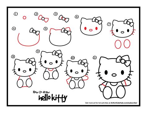 hello kitty easy drawing|hello kitty drawing for kids.